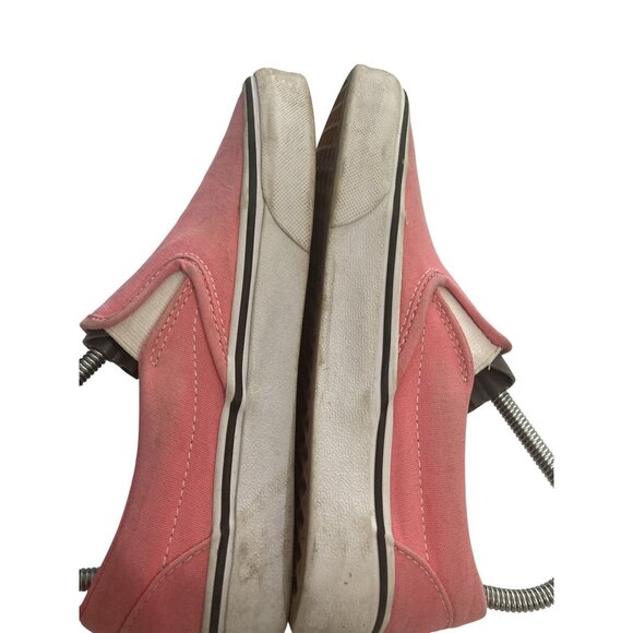 Vans unisex size Womens 5 Mens 3.5 Pink Canvas Slip-On Sneakers Casual Shoes - Picture 7 of 9